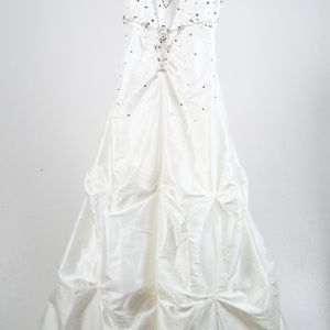 WHITE PROM DRESS EVENING DRESS